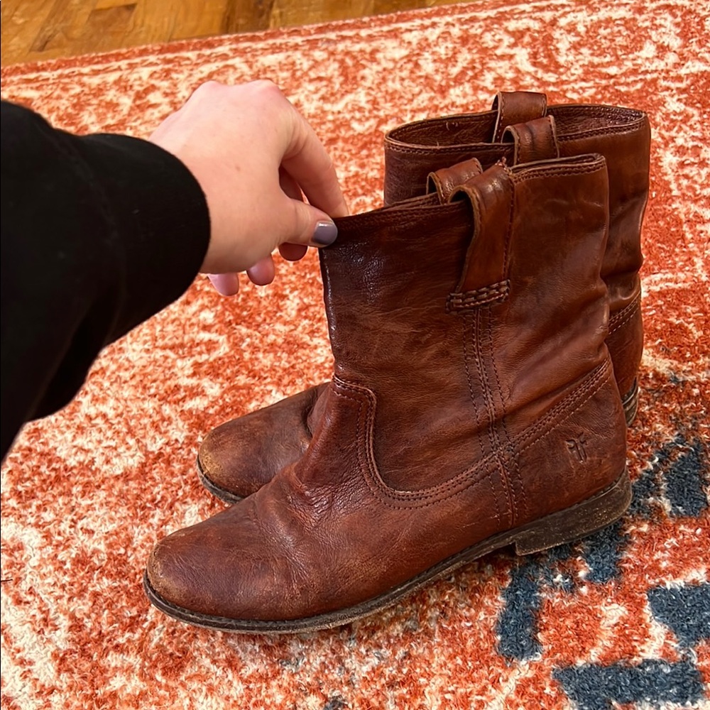 Frye Women's Brown Leather Boots